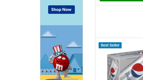 Sam's Club Mars Skyscraper Ad